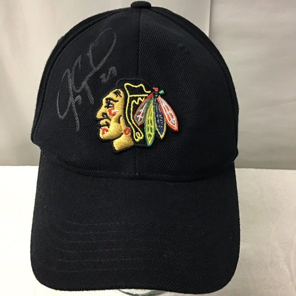 Reebok Other - Jeremy Roenick Signed/Autographed Blackhawks Reebok Youth Face Off Headwear Blk